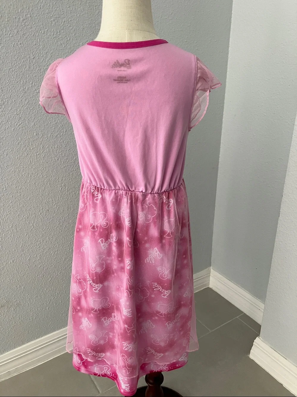 BARBIE Toddler Girls Pink Nightgown | S 6X